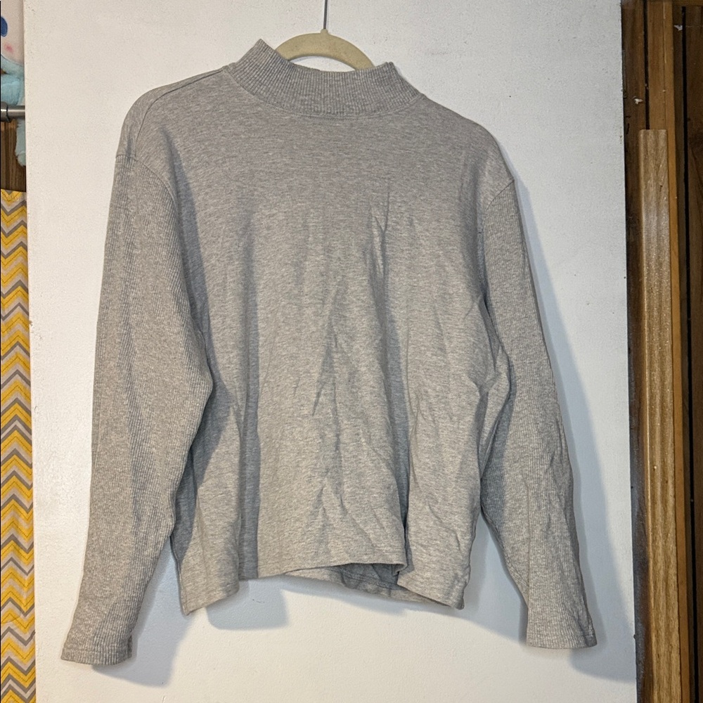 Eddie Bauer Petite Mock Neck Lightweight Sweater – Petite XL - Picture 2 of 3